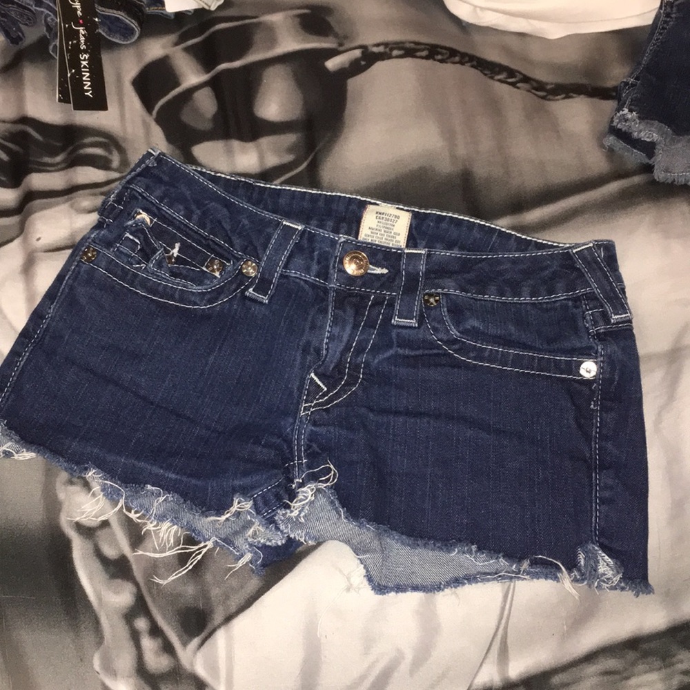 Denim shorts